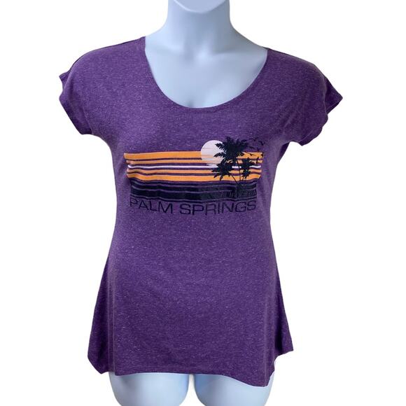 Palm Springs California Linen Destination Tee Girls XL - Picture 1 of 5